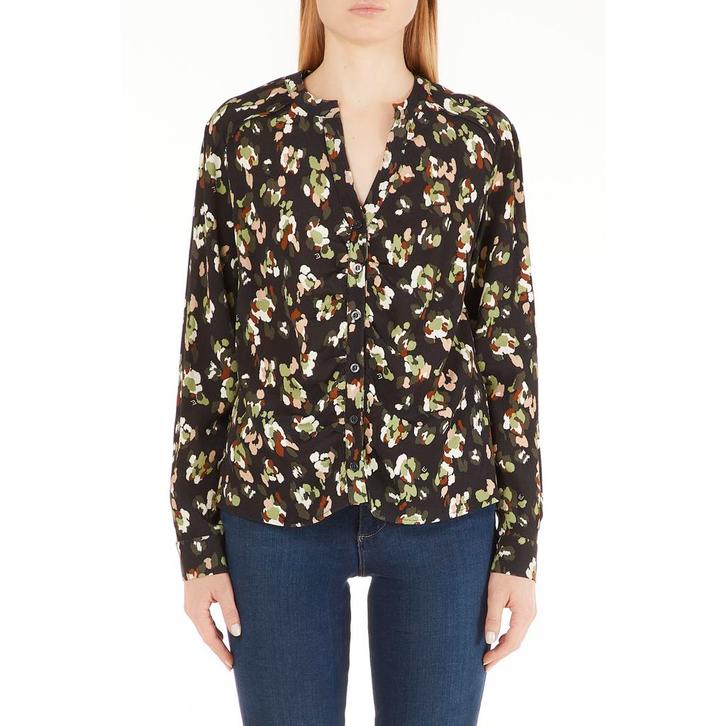 Liu Jo • zwarte blouse camouflage • XS (IT40), Kleding | Dames, Tops, Zwart, Nieuw, Maat 34 (XS) of kleiner, Verzenden