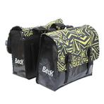 Beck Dubbele Fietstas Classic Gold Stars, Fietsen en Brommers, Fietsaccessoires | Fietstassen, Verzenden, Nieuw