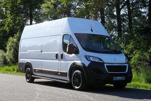 Peugeot Boxer 435 2.2 BlueHDi 165 L4H3 Zwaar Premium, Auto's, Bestelauto's, Dealer onderhouden, Lease, Grijs, Handgeschakeld, Financial lease