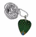 Plectrum ketting of sleutelhanger van een Pauw, Ophalen of Verzenden, Nieuw