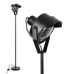 Moderne Leeslamp Stage staande vloerlamp zwart, Huis en Inrichting, Verzenden, Nieuw, Metaal, 100 tot 150 cm