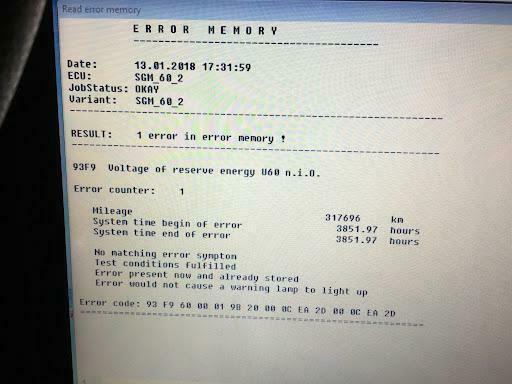 BMW E60 E61 E65 E66 SGM SIM reparatie 93F9 storing foutcode, Auto-onderdelen, Elektronica en Kabels, Nieuw, Alfa Romeo, Amerikaanse onderdelen