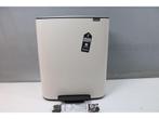 Brabantia Bo Prullenbak - 60 liter - XXL volume - Soft Beige, Verzenden, Zo goed als nieuw