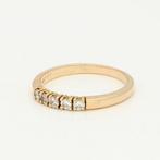 Ring - 14 karaat Geel goud Diamant (Natuurlijk), Nieuw