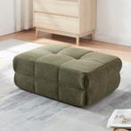 Voetenbank Koskyvn 35x80x55 cm groen [en.casa], Huis en Inrichting, Krukjes, Verzenden, Nieuw