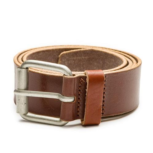 Heren jeans riem Benjamin van 100% echt leer - Maat: 95 cm, Kleding | Heren, Riemen en Ceinturen, 95 tot 105 cm, Echt leder, Bruin