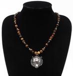 Boeddhistische tijgerbeschermer ketting met tijgeroog: