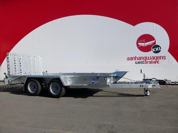 100+ machinetransporters v.a. € 3195,- **Geen levertijd**, Auto diversen, Aanhangers en Bagagewagens, Nieuw, Ophalen of Verzenden