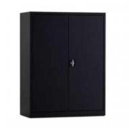 (MDK-101159) Ceha CH100 draaideurkast 100 cm hoog zwart, Huis en Inrichting, Kasten | Roldeurkasten en Archiefkasten, Nieuw, Ophalen of Verzenden