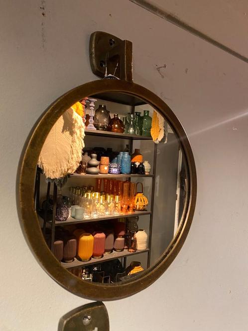 Nebbia spiegel rond - Pronto Wonen, Huis en Inrichting, Woonaccessoires | Spiegels, Nieuw, Ophalen of Verzenden