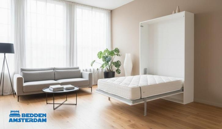 Compaqt Deluxe Verticaal Opklapbed - diverse maten, Huis en Inrichting, Slaapkamer | Bedden, Nieuw, Verzenden