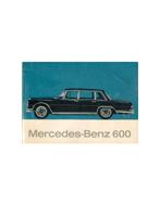 1969 MERCEDES BENZ 600 PULLMAN SERVICE- & GARANTIEBOEK, Auto diversen, Handleidingen en Instructieboekjes