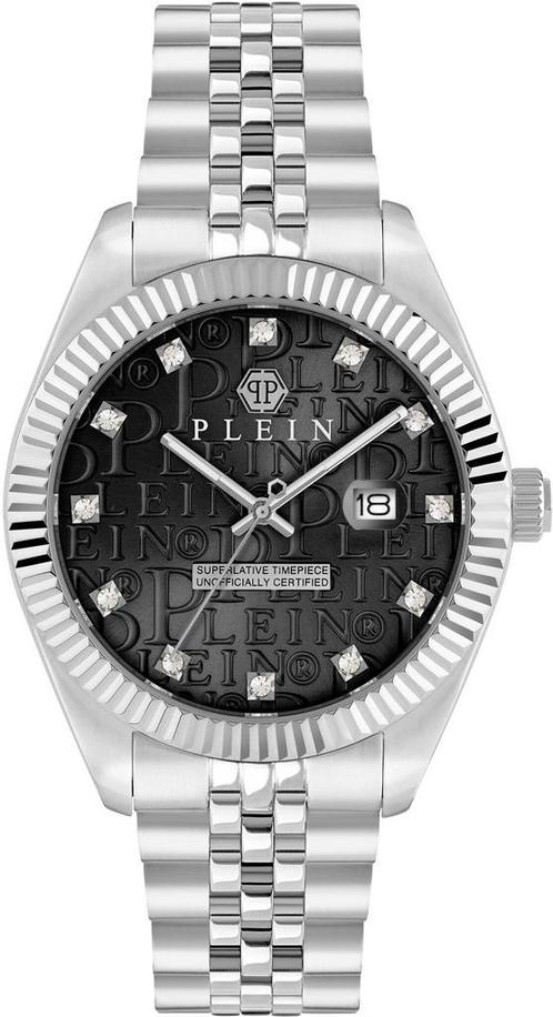 Philipp Plein PWMFA0125 Date Superlative Gent horloge, Sieraden, Tassen en Uiterlijk, Horloges | Heren, Staal, Nieuw, Staal, Overige merken