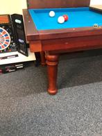 Mooi Klassiek klein biljart Tafelmodel met dining Top, Gebruikt, Biljarttafel