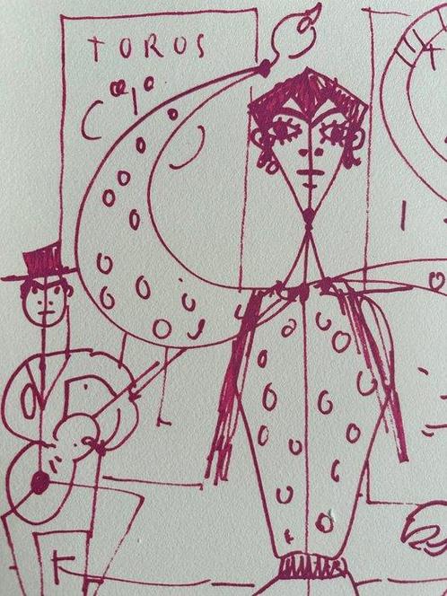 Jean Cocteau (1889-1963) - Flamenco de Marbella, Antiek en Kunst, Antiek | Overige Antiek