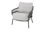 4 Seasons Calpi low dining stoel - antraciet (1 stuk), Tuin en Terras, Tuinstoelen, Verzenden, Nieuw, Overige materialen