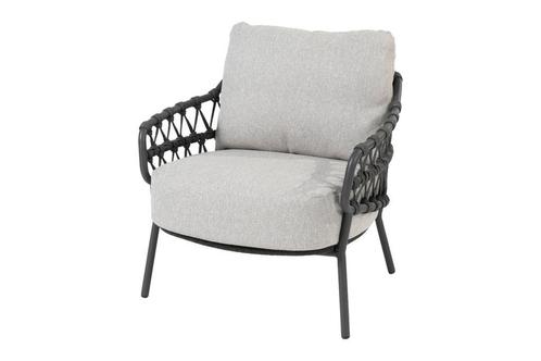 4 Seasons Calpi low dining stoel - antraciet (1 stuk), Tuin en Terras, Tuinstoelen, Nieuw, Overige materialen, Verzenden