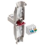 Metalen Cat 6a RJ45 Connector - Toolless - Gereedschap loos, Computers en Software, Pc- en Netwerkkabels, Verzenden, Nieuw