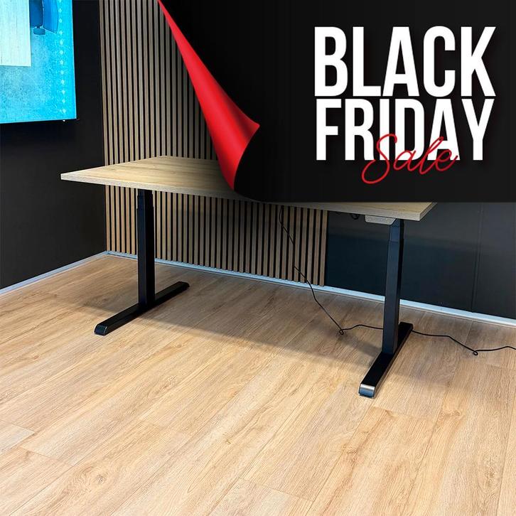 Steelforce Base Pro zit-sta (sta-zit) bureau 160x80cm, NIEUW, Huis en Inrichting, Bureaus, Stabureau, Nieuw, Elektrisch, In hoogte verstelbaar