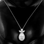 Zonder Minimumprijs - Ketting met hanger - 14 karaat Witgoud