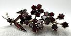 Zonder Minimumprijs - Broche Zilver, Staal Granaat -, Sieraden, Tassen en Uiterlijk, Antieke sieraden