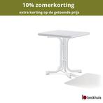 Sieger Boulevard klaptafels staalbuis/Mecalit Pro 70 cm tot, Ophalen of Verzenden, Nieuw, Kunststof