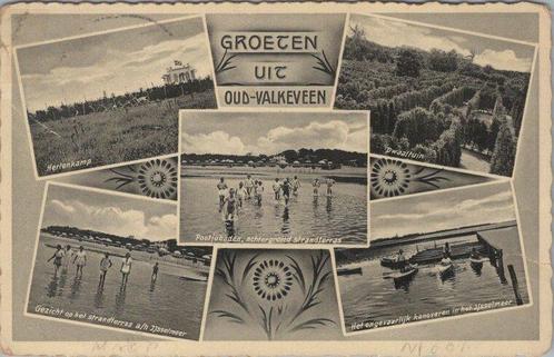 OUD - VALKEVEEN - Meerluik Groeten uit Oud-Valkeveen, Verzamelen, Ansichtkaarten | Nederland, Verzenden