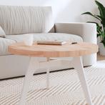 vidaXL Tafelblad rond Ø70x4 cm massief beukenhout, Huis en Inrichting, Tafels | Eettafels, Verzenden, Nieuw
