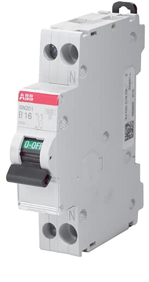 ABB Installatieautomaat / 1-polig + nul, C16A / SN201-C16 /, Doe-het-zelf en Verbouw, Elektra en Kabels, Nieuw, Ophalen of Verzenden