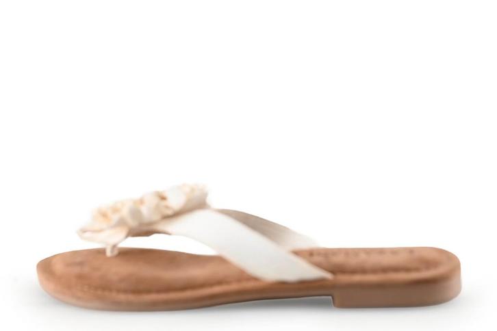 Lazamani slippers in maat 38 Beige | 10% korting, Kleding | Dames, Schoenen, Beige, Zo goed als nieuw, Slippers, Verzenden