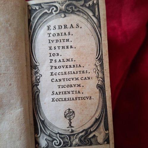 Esdras. Tobias. Iudith. Esther. Psalmi. Prouerbia., Antiek en Kunst, Antiek | Boeken en Bijbels