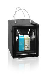 Koelkast voor melk | Zwart | Glazen deur |  36 x 41 x 49 cm, Verzenden, Nieuw in verpakking