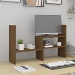 vidaXL Monitorstandaard (39-72)x17x43 cm grenenhout, Verzenden, Nieuw