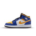 -9% Nike  Nike Air jordan 1 mid lakers (gs)  maat 38, Kleding | Dames, Schoenen, Verzenden, Nieuw, Geel