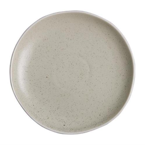 Bord Chia porselein zand | Per 6 stuks | Ø20,5cm, Zakelijke goederen, Horeca | Keukenapparatuur, Nieuw in verpakking, Verzenden