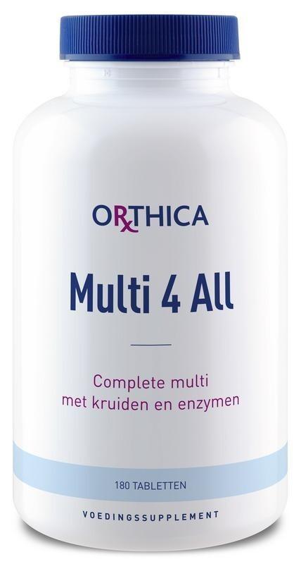 Orthica Multi 4 all - tabletten 180 tabletten, Diversen, Verpleegmiddelen, Nieuw, Verzenden