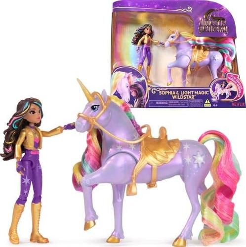 Unicorn Academy – Pop Sophia &amp; Eenhoorn Wildstar - met, Kinderen en Baby's, Speelgoed | Poppen, Zo goed als nieuw, Ophalen of Verzenden