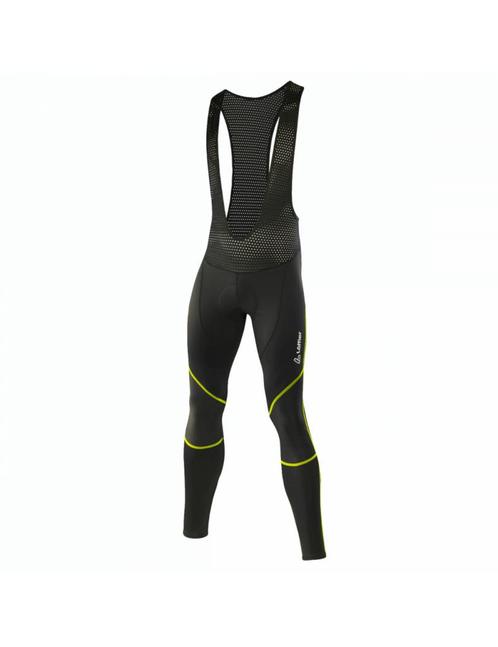 Loeffler fietsbroek lang M Bike Bib Tights WS Elastic voo..., Kleding | Heren, Broeken en Pantalons, Zwart, Nieuw, Verzenden
