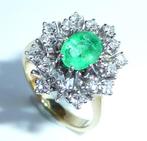 Ring - 14 karaat Geel goud, Witgoud - 1.00ct. tw. Diamant, Nieuw