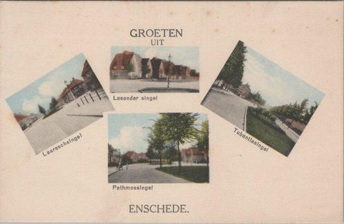 ENSCHEDE - Meerluik Groeten uit Enschede, Verzamelen, Ansichtkaarten | Nederland, Verzenden