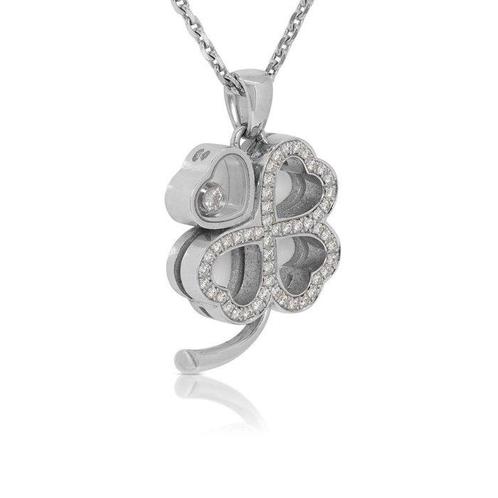 Chopard - Halsketting - 18 karaat Witgoud - 0.23ct. tw., Sieraden, Tassen en Uiterlijk, Kettingen