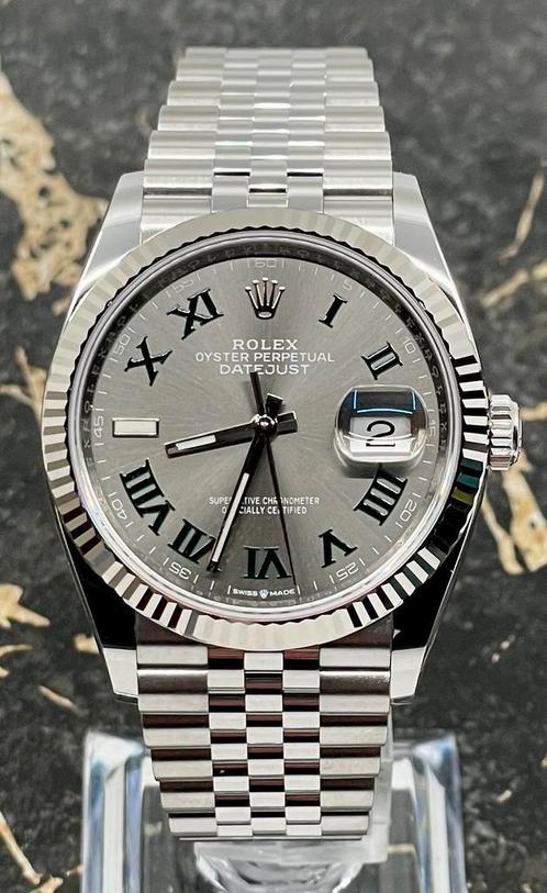 Rolex Datejust 36 - Wimbledon Dial - Jubilee - 126234 - 2025, Sieraden, Tassen en Uiterlijk, Horloges | Heren, Staal, Nieuw, Staal