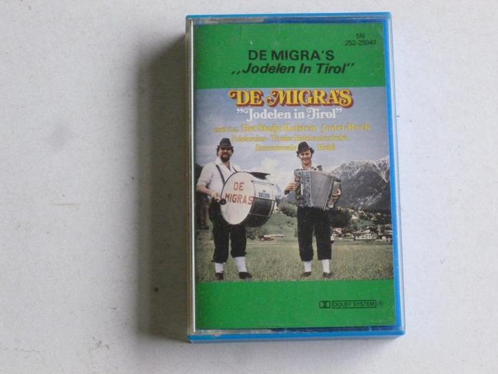 De Migras - Jodelen in Tirol (cassette bandje), Cd's en Dvd's, Cd's | Overige Cd's, Zo goed als nieuw, Verzenden