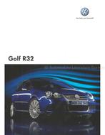 2007 VOLKSWAGEN GOLF R32 BROCHURE SPAANS, Boeken, Auto's | Folders en Tijdschriften, Nieuw, Volkswagen, Author