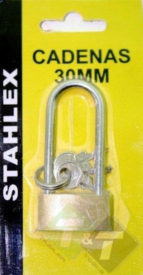 Hangslot Hoog, 30mm, Hoogte 45mm, Breedte 34.5mm, Dikte 4mm,, Motoren, Accessoires | Sloten, Nieuw, Ophalen of Verzenden