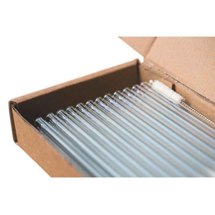 GGM Gastro | (50 stuks) Glazen drinkrietjes - 20 cm - recht, Zakelijke goederen, Horeca | Keukenapparatuur, Verzenden