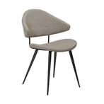 *WOONWINKEL* Dan-Form Napoleon Design Eetkamerstoel Grijsbru, Huis en Inrichting, Stoelen, Verzenden, Nieuw, Bruin