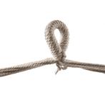 Ruhhy Beige Braziliaanse hangstoel met kussens - perfect..., Ophalen of Verzenden, Nieuw