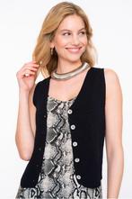 -30% Geisha  Geisha 54338-70 spencer knitted  maat L, Kleding | Dames, Truien en Vesten, Verzenden, Nieuw, Zwart