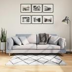 vidaXL Vloerkleed PAMPLONA shaggy hoogpolig 120x120 cm crème, Verzenden, Nieuw